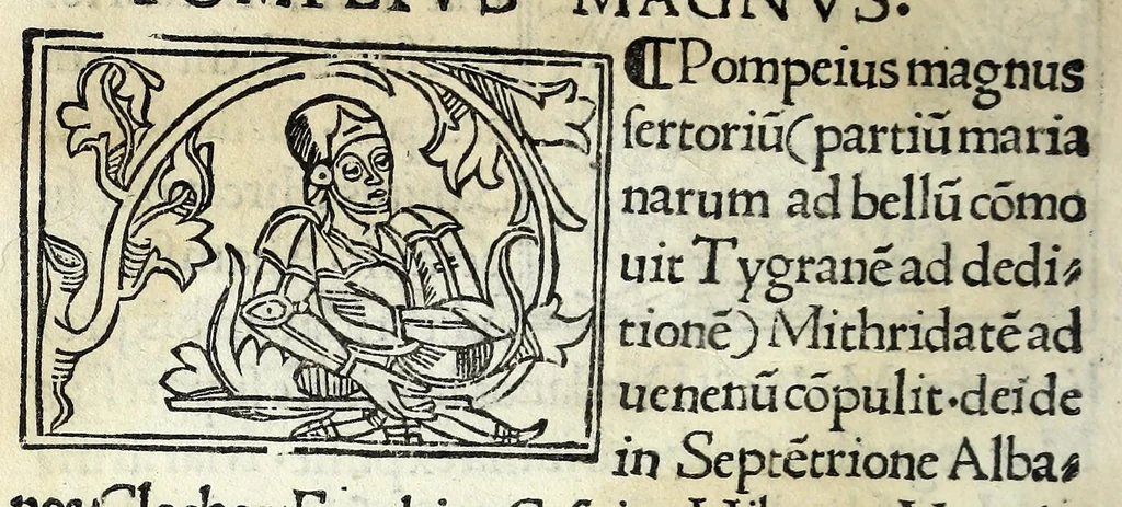 An illustration from Historia illvst. Romanorvm a Iano vsq. ad captam a Gotthis vrbem, 1510, leaf 52
