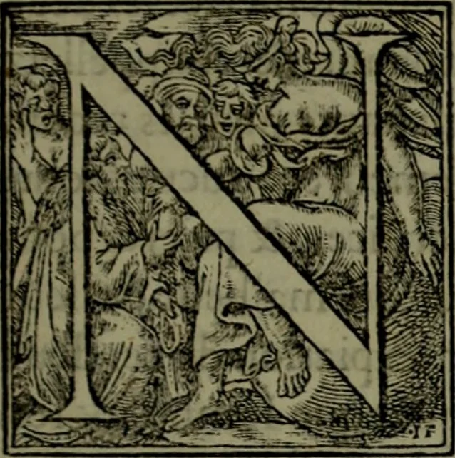 An illustration from [Historiale description de l'Afrique, tierce partie du monde :bcontenant ses royaumes, regions, viles, cités, chateaux et forteresses : iles, flleuves, animaux, tant aquatiques, que terrestres : coutumes, loix, religion et façon de faire des habitas : auec pourtraits de leurs habis : emsemble autres choses memorables et singulières nouueautés, 1556, leaf 118