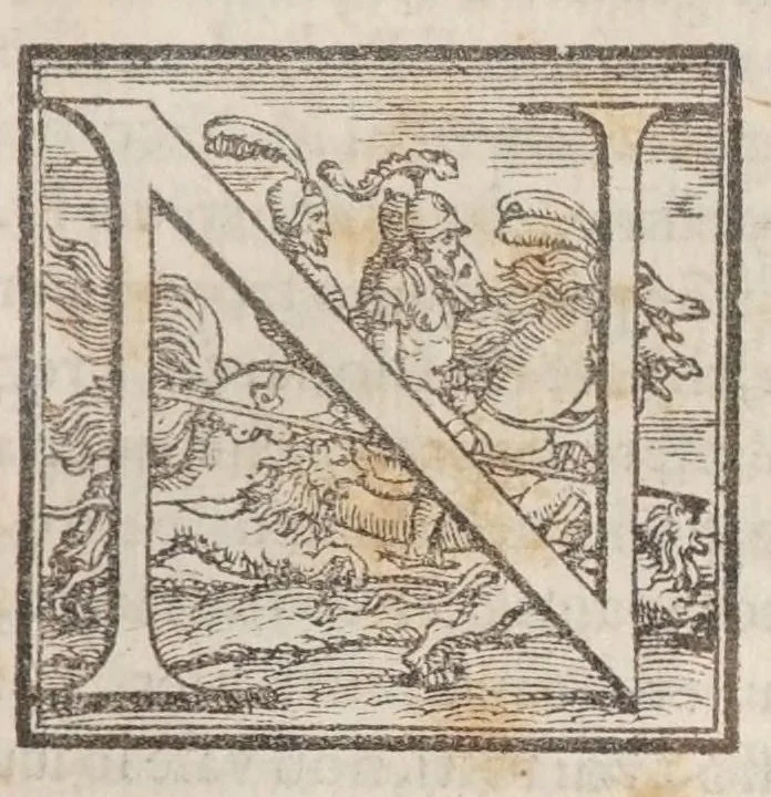 An illustration from Historia monastica, 1561, leaf 193