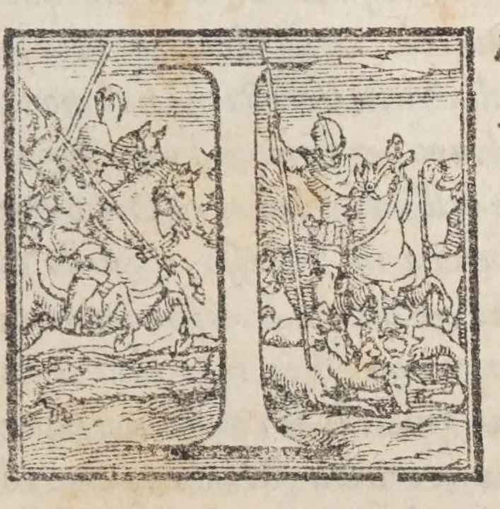 An illustration from Historia monastica, 1561, leaf 33