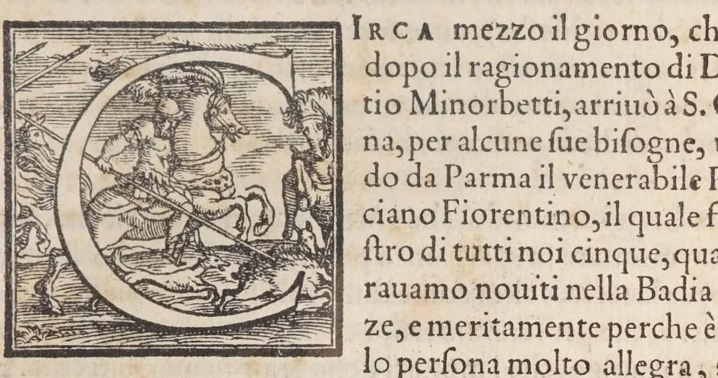 An illustration from Historia monastica, 1561, leaf 499