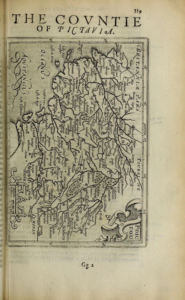 An illustration from Historia mundi: or Mercator's atlas : containing his cosmographicall description of the fabricke and figure of the world ; lately rectified in divers places, as also beautified and enlarged with new mappes and tables, 1635, leaf 367