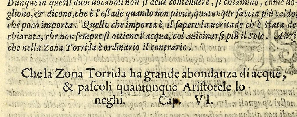 An illustration from Historia naturale, e morale delle Indie,, 1591, leaf 102