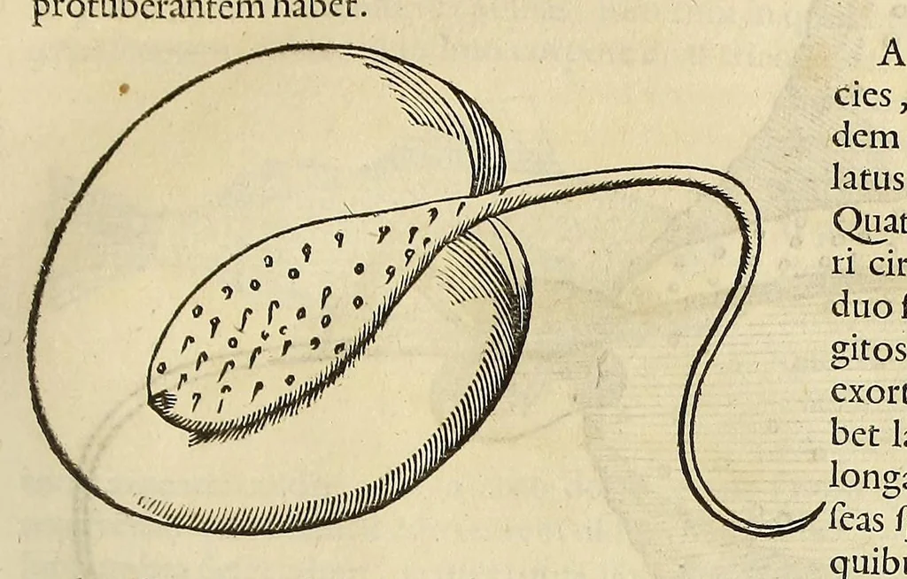 An illustration from Historia naturalis Brasiliae, : auspicio et beneficio illustriss. I. Mauritii Com. Nassau ... adornata : in qua non tantum plantæ et animalia, sed et indigenarum morbi, ingenia et mores describuntur et iconibus supra quingentas illustrantur, 1648, leaf 323