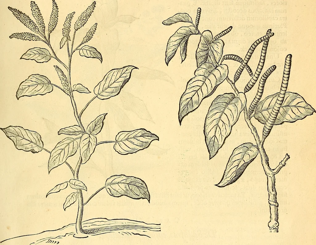 An illustration from Historia naturalis Brasiliae : auspicio et beneficio illustriss. I. Mauriti Com. Nassau illius provinciae et maris summi praefecti adornata : in qua non tantum plantae et animalia, sed et indigenarum morbi, ingenia et mores describuntur et iconibus supra quingentas illustrantur, 1648, leaf 114