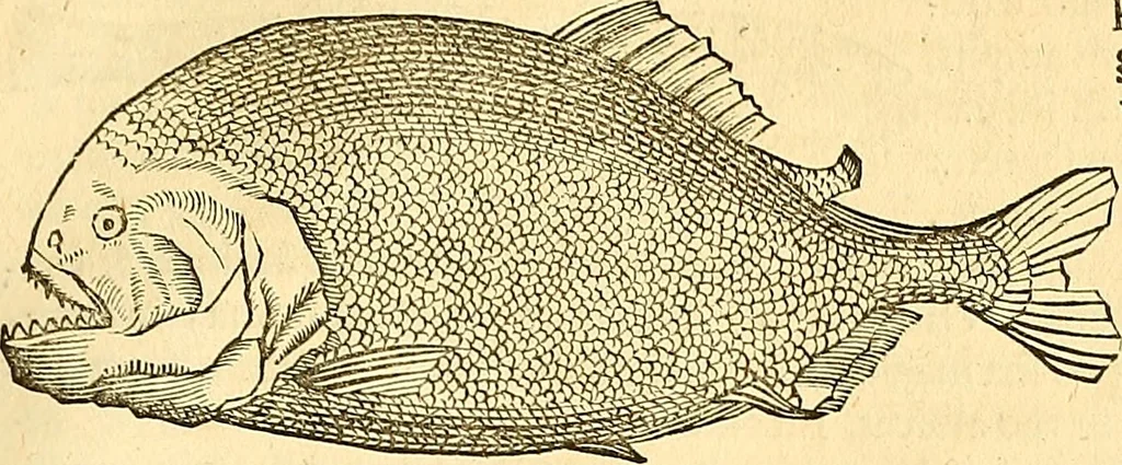 An illustration from Historia naturalis Brasiliae : auspicio et beneficio illustriss. I. Mauriti Com. Nassau illius provinciae et maris summi praefecti adornata : in qua non tantum plantae et animalia, sed et indigenarum morbi, ingenia et mores describuntur et iconibus supra quingentas illustrantur, 1648, leaf 314