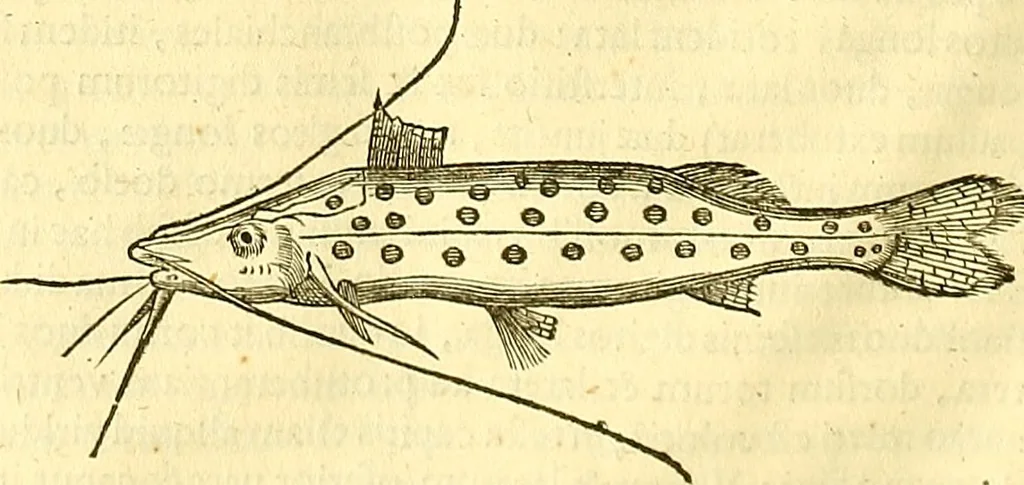 An illustration from Historia naturalis Brasiliae : auspicio et beneficio illustriss. I. Mauriti Com. Nassau illius provinciae et maris summi praefecti adornata : in qua non tantum plantae et animalia, sed et indigenarum morbi, ingenia et mores describuntur et iconibus supra quingentas illustrantur, 1648, leaf 323