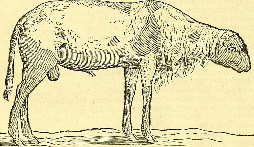 An illustration from Historia naturalis Brasiliae : auspicio et beneficio illustriss. I. Mauriti Com. Nassau illius provinciae et maris summi praefecti adornata : in qua non tantum plantae et animalia, sed et indigenarum morbi, ingenia et mores describuntur et iconibus supra quingentas illustrantur, 1648, leaf 383