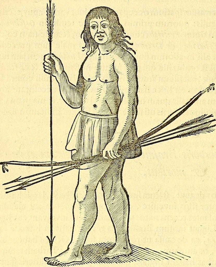 An illustration from Historia naturalis Brasiliae : auspicio et beneficio illustriss. I. Mauriti Com. Nassau illius provinciae et maris summi praefecti adornata : in qua non tantum plantae et animalia, sed et indigenarum morbi, ingenia et mores describuntur et iconibus supra quingentas illustrantur, 1648, leaf 419