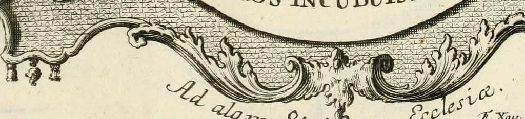 An illustration from Historica notitia rerum Boicarum : symbolis ac figuris aeneis illustrata : in funere Caroli VII. Romanorum Imperatoris semp. aug. virtutum triumpho, solemnium quondam occasione exequiarum, accommodata : cui accedit in fine oratio funebris in laudem optimi ejusdem Caesaris, anno 1745 habita, 1746, leaf 88