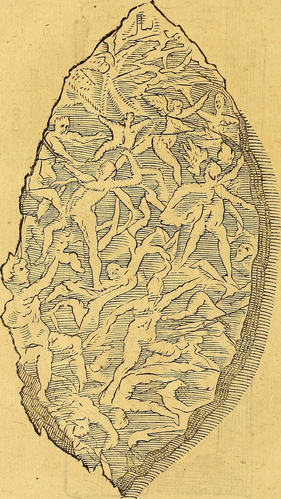 An illustration from Historia novi et admirabilis fontis balneique Bollensis in Ducatu Vvirtembergico ad acidulas Goepingenses ..., 1598, leaf 329
