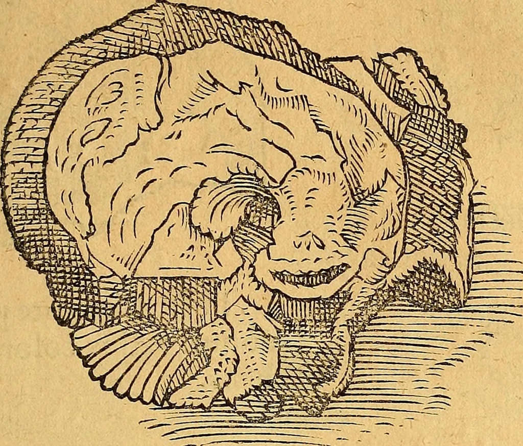 An illustration from Historia novi et admirabilis fontis balneique Bollensis in Ducatu Vvirtembergico ad acidulas Goepingenses ..., 1598, leaf 352