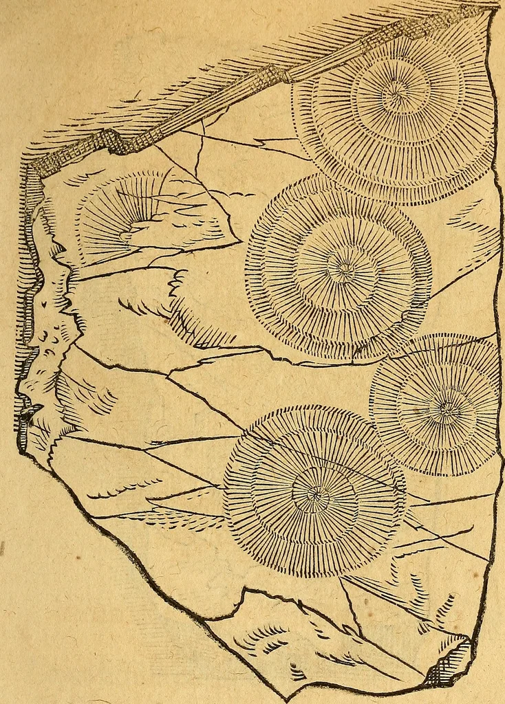 An illustration from Historia novi et admirabilis fontis balneique Bollensis in Ducatu Wirtembergico ad acidulas Goepingenses : mandato illustris. principis ac D.D. Frid. Ducis Vvirtemberg. et Teccensis. Comitis Montisbelig. &c. ac Equ. Ord. Reg. Gall. ad subditorum omniumqu[e] vicinorum & exterorum emolumentum ob vires insignes adornati,, 1598, leaf 352