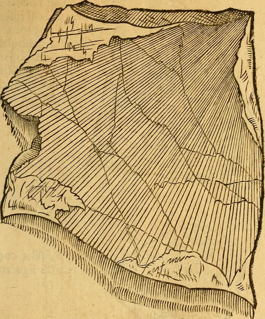 An illustration from Historia novi et admirabilis fontis balneique Bollensis in Ducatu Wirtembergico ad acidulas Goepingenses : mandato illustris. principis ac D.D. Frid. Ducis Vvirtemberg. et Teccensis. Comitis Montisbelig. &c. ac Equ. Ord. Reg. Gall. ad subditorum omniumqu[e] vicinorum & exterorum emolumentum ob vires insignes adornati,, 1598, leaf 354