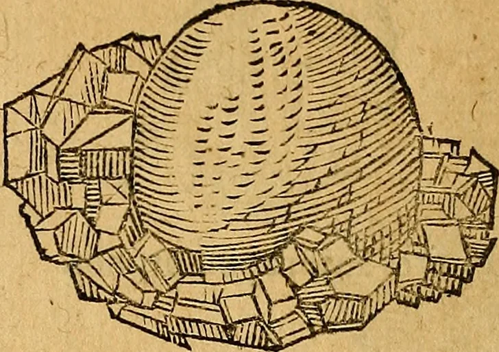 An illustration from Historia novi et admirabilis fontis balneique Bollensis in Ducatu Wirtembergico ad acidulas Goepingenses : mandato illustris. principis ac D.D. Frid. Ducis Vvirtemberg. et Teccensis. Comitis Montisbelig. &c. ac Equ. Ord. Reg. Gall. ad subditorum omniumqu[e] vicinorum & exterorum emolumentum ob vires insignes adornati,, 1598, leaf 383