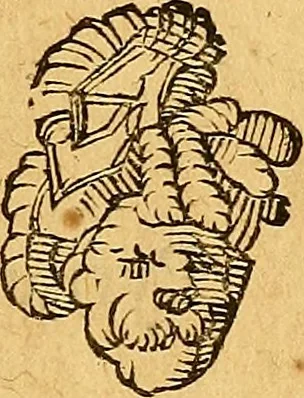 An illustration from Historia novi et admirabilis fontis balneique Bollensis in Ducatu Wirtembergico ad acidulas Goepingenses : mandato illustris. principis ac D.D. Frid. Ducis Vvirtemberg. et Teccensis. Comitis Montisbelig. &c. ac Equ. Ord. Reg. Gall. ad subditorum omniumqu[e] vicinorum & exterorum emolumentum ob vires insignes adornati,, 1598, leaf 388