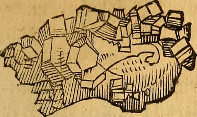 An illustration from Historia novi et admirabilis fontis balneique Bollensis in Ducatu Wirtembergico ad acidulas Goepingenses : mandato illustris. principis ac D.D. Frid. Ducis Vvirtemberg. et Teccensis. Comitis Montisbelig. &c. ac Equ. Ord. Reg. Gall. ad subditorum omniumqu[e] vicinorum & exterorum emolumentum ob vires insignes adornati,, 1598, leaf 396