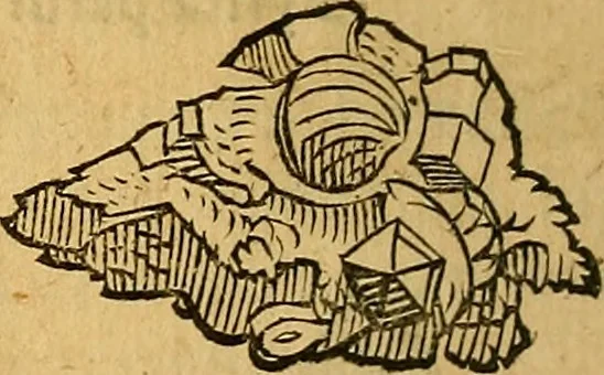 An illustration from Historia novi et admirabilis fontis balneique Bollensis in Ducatu Wirtembergico ad acidulas Goepingenses : mandato illustris. principis ac D.D. Frid. Ducis Vvirtemberg. et Teccensis. Comitis Montisbelig. &c. ac Equ. Ord. Reg. Gall. ad subditorum omniumqu[e] vicinorum & exterorum emolumentum ob vires insignes adornati,, 1598, leaf 397