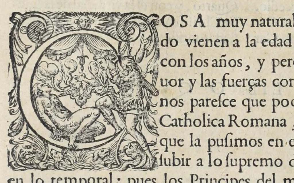 An illustration from [Historia pontifical y catholica : en la qual ... se contienen las vidas y hechos notables de todos los summos pontifices romanos ...], 1578, leaf 554