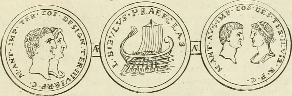 An illustration from Historia Ptolemaeorum Aegypti regum : ad fidem numismatum accommodata, 1701, leaf 220