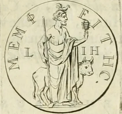 An illustration from Historia Ptolemaeorum Aegypti regum : ad fidem numismatum accommodata, 1701, leaf 232