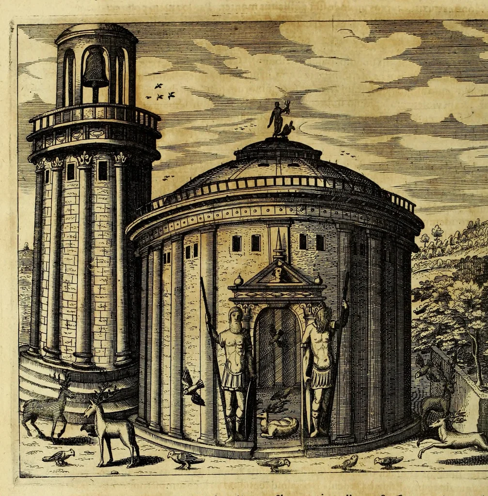 An illustration from Historiarum Orientalis Indiae tomus XII in tres libros siue tractatus distributus. : Quorum primus continet descriptiones chorographicas & topographicas regnorum, provinciarum, insularum, vrbium, castellorum, emporiorum montium atque fluviorum, totius illius continentis, quae vulgo Orientalis Indiae nomine censetur: imprimis Chersonesi Aureae, Sinarum, Iaponum, Sinus Perfici & Gangetici, Oceani Eoi & littoris Africani: adiectis incolarum moribus & ritibus, ipsiusque soli ingenio & natura. Secundus habet narrationes exquisitas aliquot nauigationum & expeditionum marinarum, ab Anglis Batauisque potissimum, in omnes illas Orientis & Austri partes susceptarum, vt & praeliorum aliquot naualium vario euentu commissorum: quibus accessit periplus orbis terrae, à Iacobo Eremita, Nauarcho Batauo absolutus: quae historia incipit ab anno An. C. M. DC. XIII. terminaturque initiis anni M. DC. XXVI. Tertius tribuitur descriptioni quarundam septentrionalium regionum atque insularum, ante non satis cognitarum, nempe partis Scythiae, Moscoviae, quae magna pars est Sarmatiae Europae & Asiaticae, nec non Samogetiae, Islandae, Gronlandiae & aliarum, quarum plenior notitiae, expeditionibus Nauarchorum felici industria in eas orbis partes confectis, ad nos peruenit: à primis Aquilonarium nauigationum initiis ad nostra tempora. I. Ludouicus Gotofridus ex Anglico et Belgico sermone in Latinum transtulit, nouis accessionibus locupletauit, ordinem & concinnitatem addidit: non sine tabulis chorographicis & figuris aeneis, vnde lumen toti historiae, 1628, leaf 142