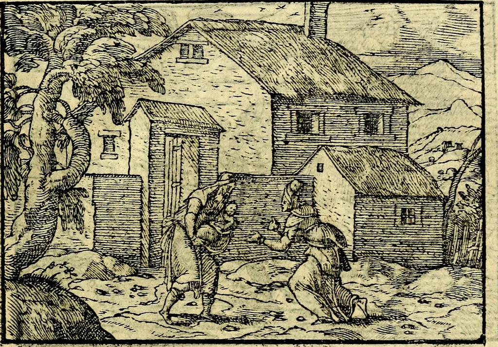 An illustration from Historiarvm memorabilivm ex Exodo, sequentibusq́ [] libris descriptio, 1558, leaf 114