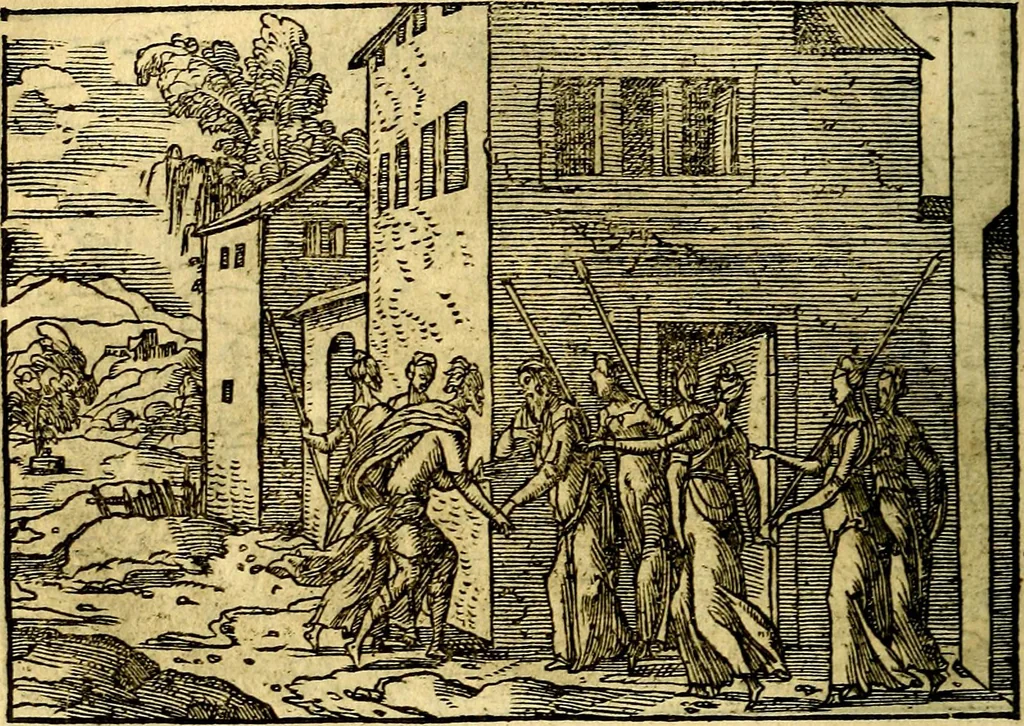 An illustration from Historiarvm memorabilivm ex Exodo, sequentibusq́ [] libris descriptio, 1558, leaf 19