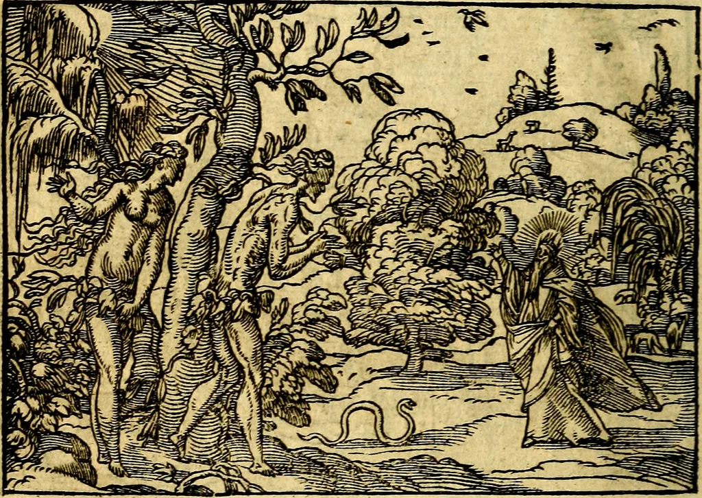 An illustration from Historiarvm memorabilivm ex Genesi descriptio, 1558, leaf 11