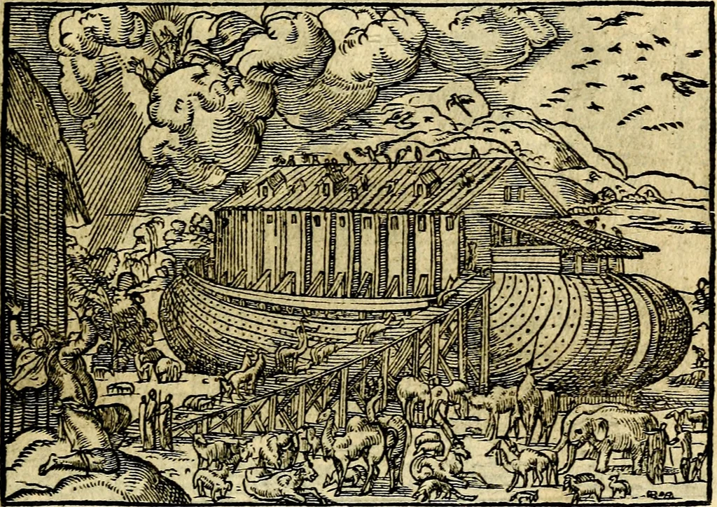 An illustration from Historiarvm memorabilivm ex Genesi descriptio, 1558, leaf 16