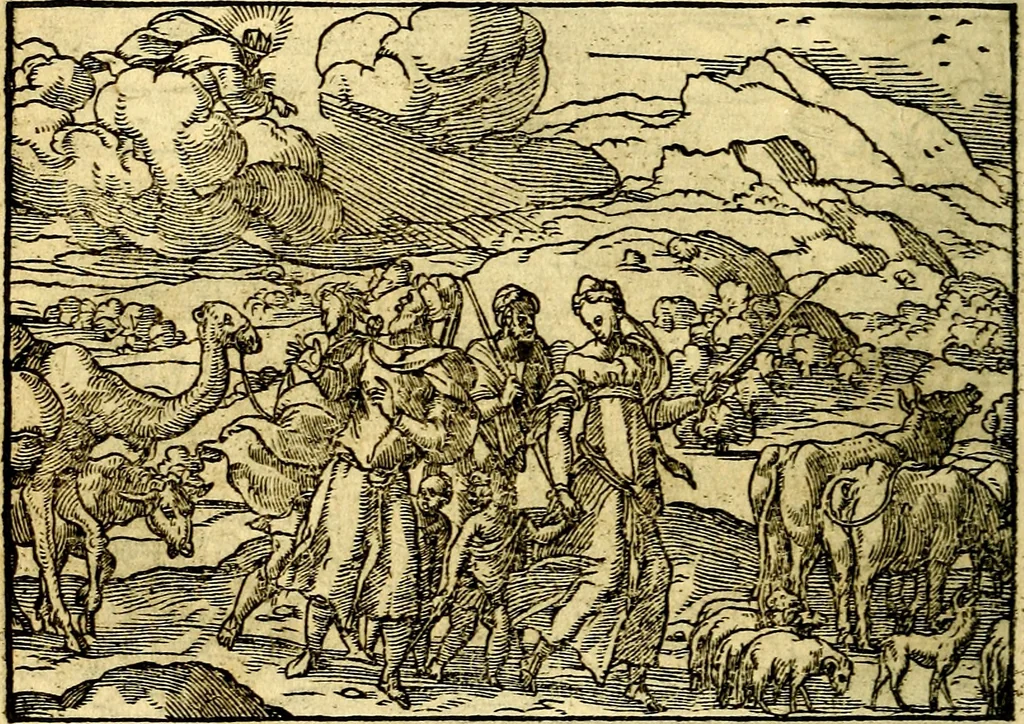An illustration from Historiarvm memorabilivm ex Genesi descriptio, 1558, leaf 23