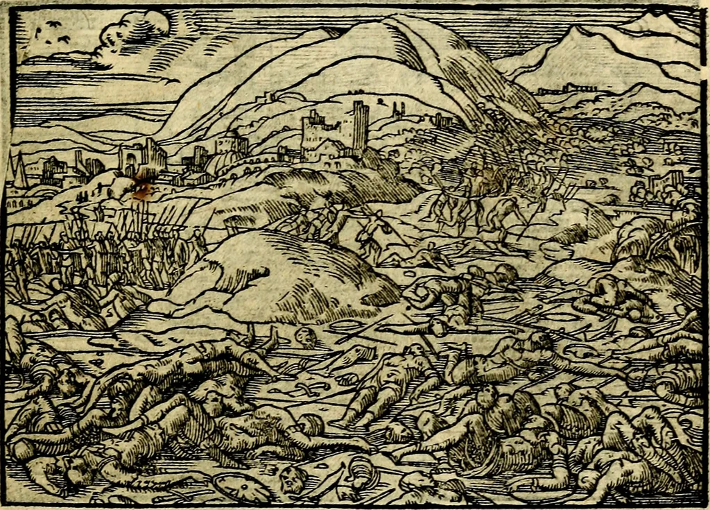 An illustration from Historiarvm memorabilivm ex Genesi descriptio, 1558, leaf 26