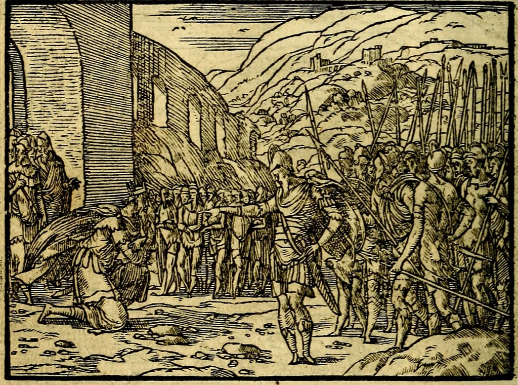 An illustration from Historiarvm memorabilivm ex Genesi descriptio, 1558, leaf 29