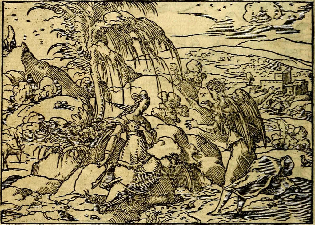 An illustration from Historiarvm memorabilivm ex Genesi descriptio, 1558, leaf 31