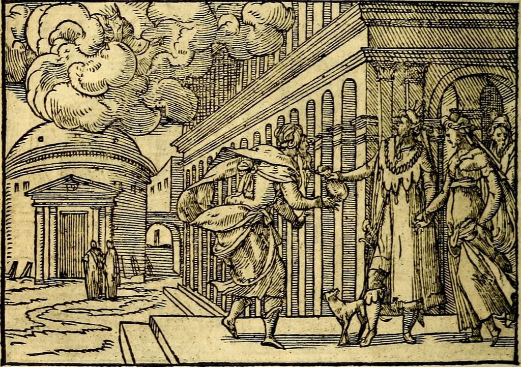 An illustration from Historiarvm memorabilivm ex Genesi descriptio, 1558, leaf 37