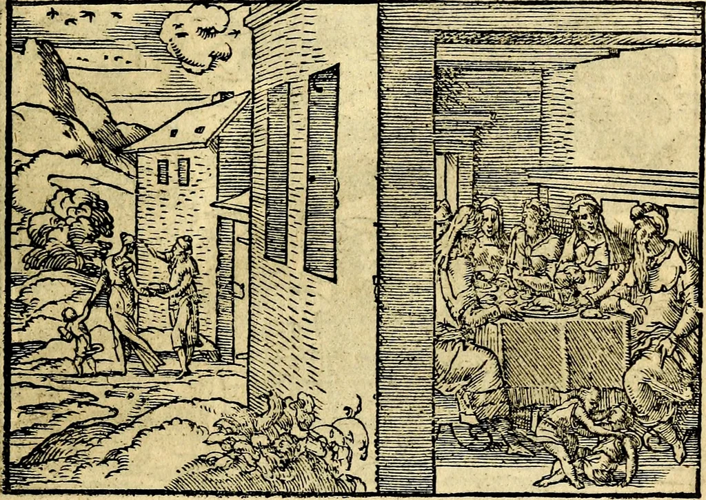 An illustration from Historiarvm memorabilivm ex Genesi descriptio, 1558, leaf 38