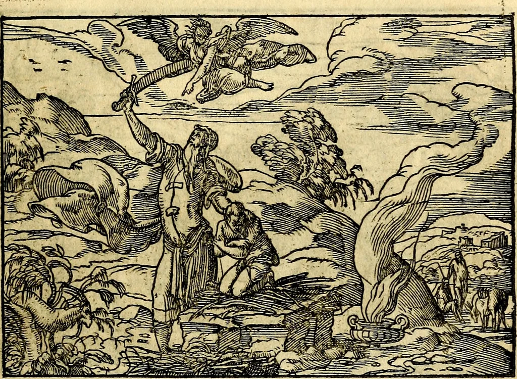 An illustration from Historiarvm memorabilivm ex Genesi descriptio, 1558, leaf 40