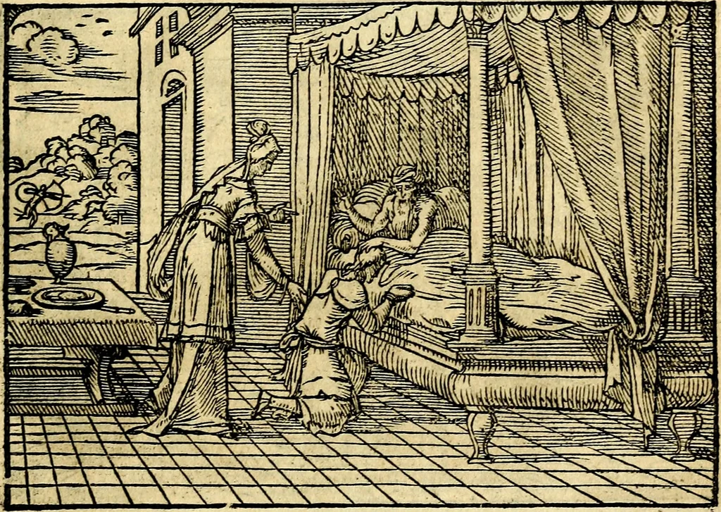 An illustration from Historiarvm memorabilivm ex Genesi descriptio, 1558, leaf 50