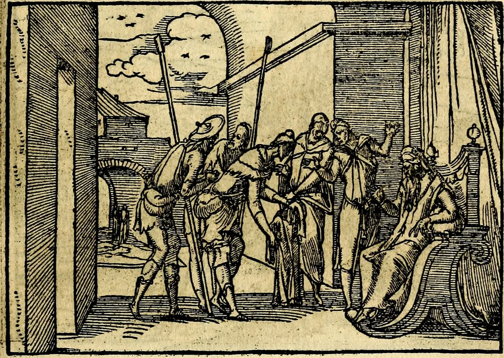 An illustration from Historiarvm memorabilivm ex Genesi descriptio, 1558, leaf 64