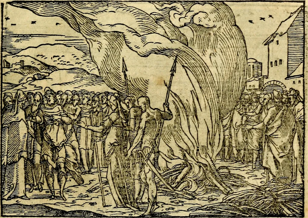 An illustration from Historiarvm memorabilivm ex Genesi descriptio, 1558, leaf 68