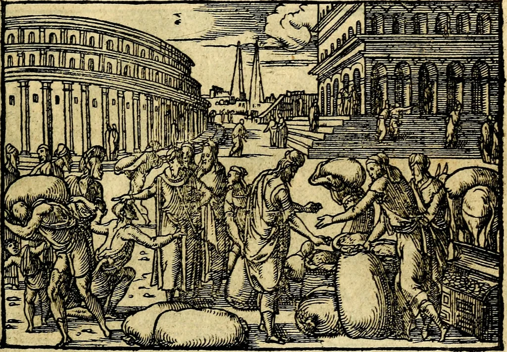 An illustration from Historiarvm memorabilivm ex Genesi descriptio, 1558, leaf 78