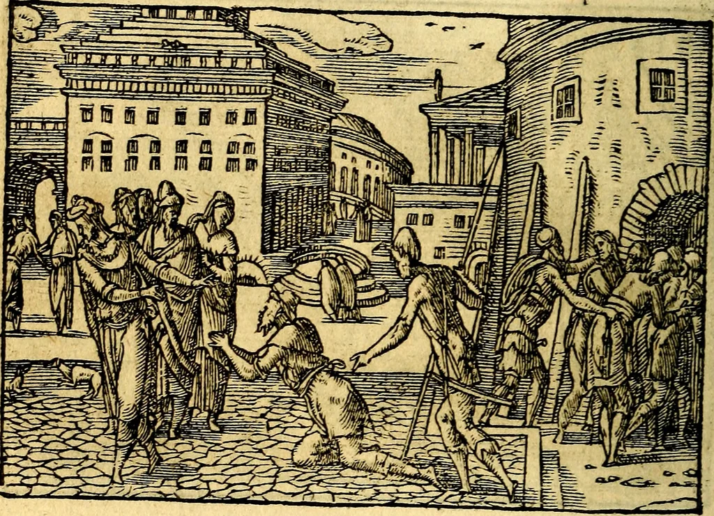 An illustration from Historiarvm memorabilivm ex Genesi descriptio, 1558, leaf 81
