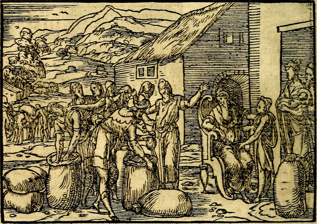 An illustration from Historiarvm memorabilivm ex Genesi descriptio, 1558, leaf 83