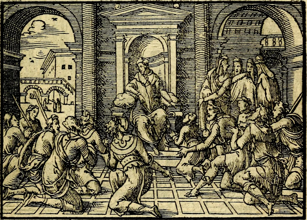An illustration from Historiarvm memorabilivm ex Genesi descriptio, 1558, leaf 90