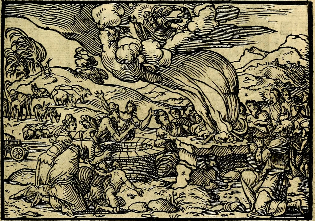 An illustration from Historiarvm memorabilivm ex Genesi descriptio, 1558, leaf 94