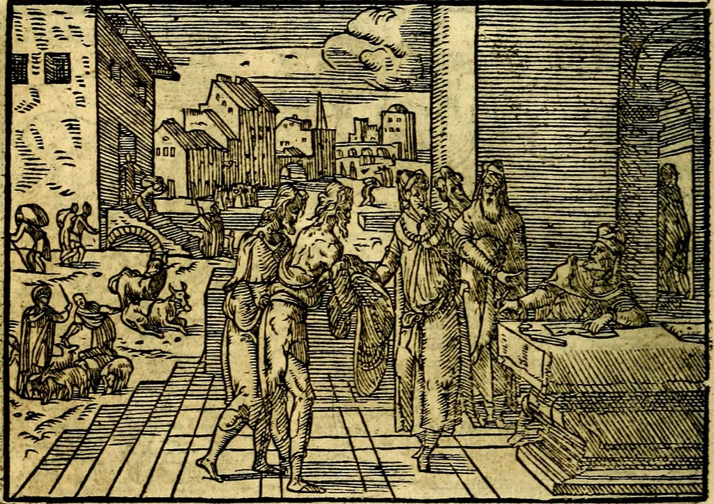 An illustration from Historiarvm memorabilivm ex Genesi descriptio, 1558, leaf 95