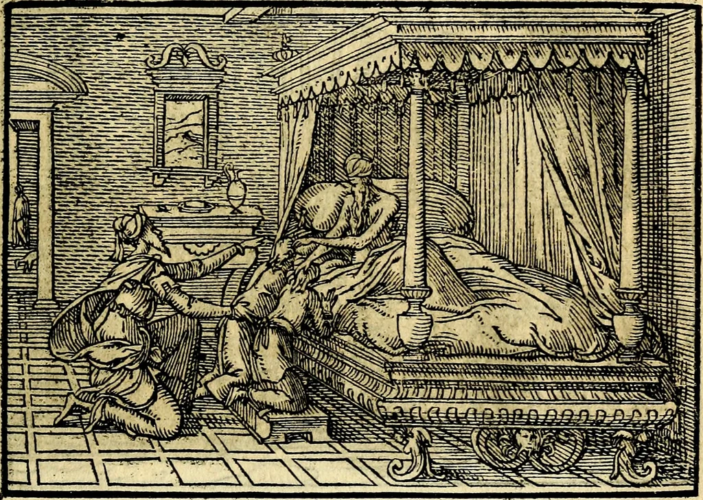An illustration from Historiarvm memorabilivm ex Genesi descriptio, 1558, leaf 96