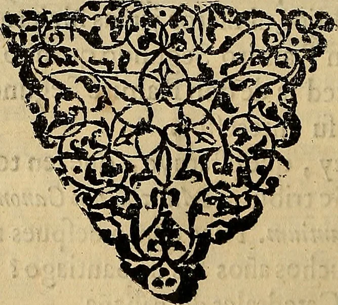 An illustration from Historias de idacio obispo : qve escrivio poco antes qve España se perdiese. De Isidoro, Obispo de Badajoz ... De Sebastiano, Obispo de Salamanca ... De Sampiro, Obispo de Astorga ... De Pelagio, Obispo de Ouiedo ... Nunca hasta agora impressas, con otras notas tocantes a estas historias, y reyes dellas., 1615, leaf 253