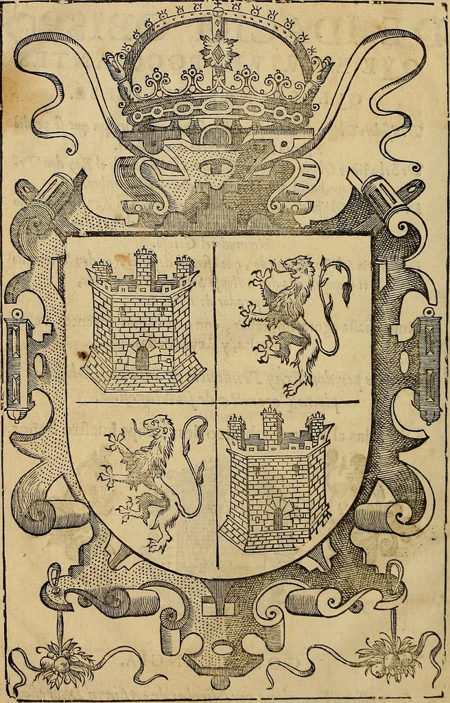 An illustration from Historias de idacio obispo : qve escrivio poco antes qve España se perdiese. De Isidoro, Obispo de Badajoz ... De Sebastiano, Obispo de Salamanca ... De Sampiro, Obispo de Astorga ... De Pelagio, Obispo de Ouiedo ... Nunca hasta agora impressas, con otras notas tocantes a estas historias, y reyes dellas., 1615, leaf 5
