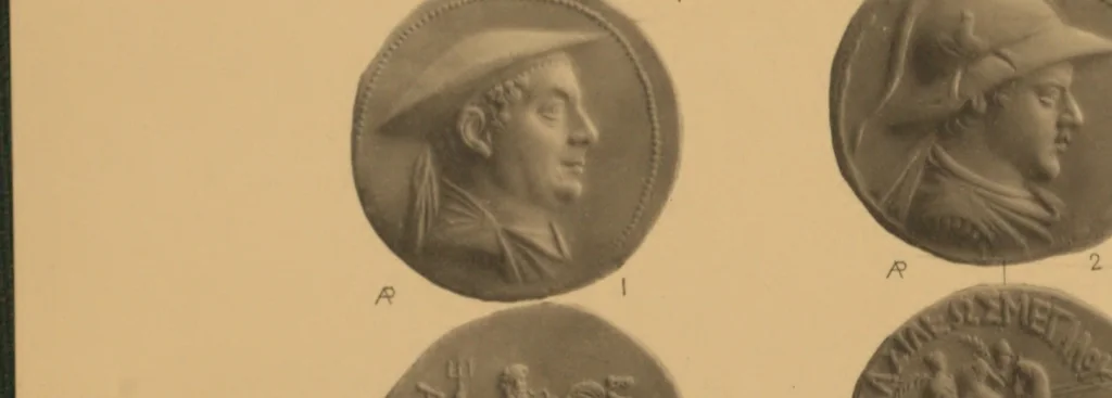 An illustration from Historia ton nomismaton, 1898, leaf 146